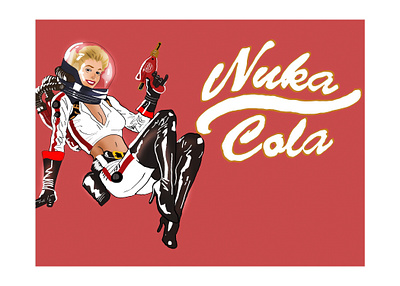 NUKA COLA (DEC 2022) design graphic design illustration vector