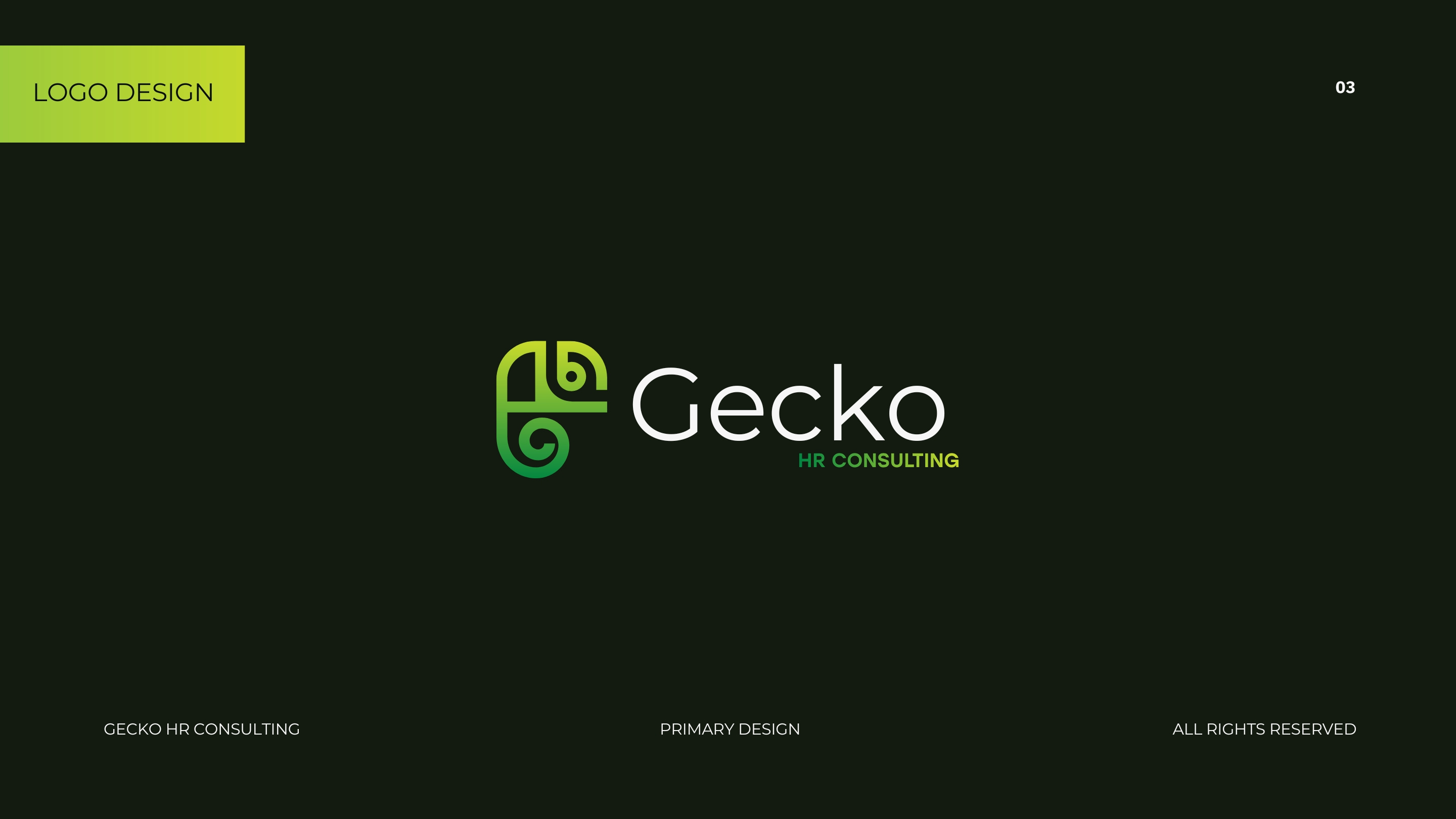 Gecko HR Consulting - Visual Identity 3d animation branding graphic design illustration logo motion graphics ui