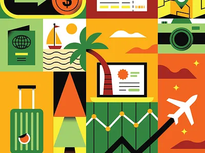 Fast Company - Hopper editorial graphic design illustration illustrator vector