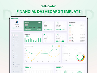 FinDeshY Pro – Financial Bootstrap Dashboard Template bootstrap css3 dashboard design designtocodes financial financial dashboard designs financial dashboard template findeshy personal and business uses pro dashboard