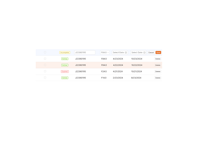 Rows UI Design daily ui dailyui dashboard rows table ui challenge ui component ui design ui inspiration uiux