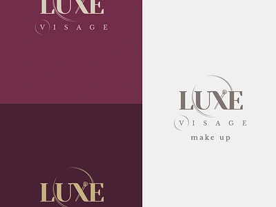 Luxe Visage logo design branding graphic design logo