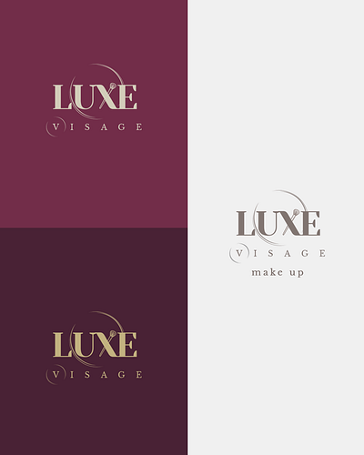 Luxe Visage logo design branding graphic design logo