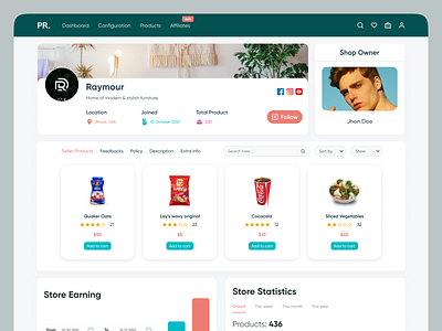 Seller Dashboard buy sell dashboard classified clean app dashboard sell seller seller dashboard seller profile ui design uiroll uiux web application web design web page web uiux