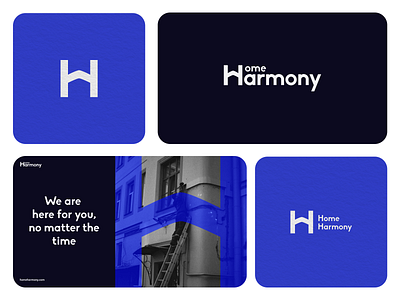 Home Harmony Branding branding design graphic design logo logo design typography visual identity visualdesign