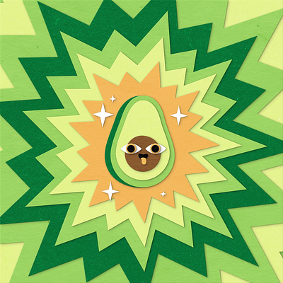 Avo! 2d animation after effects animation collage motion design motion graphics