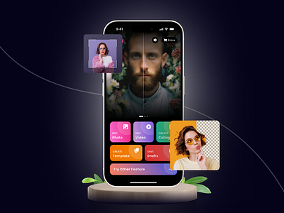 Powerful photo editing tools in an intuitive app design. app design design figma graphic design photo editing app ui ui design uiux uiux design ux ux design web design