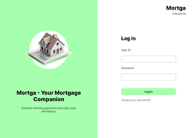 Home Mortgage Calculator Interface Design app branding dailyui design graphic design illustration logo ui ux vector