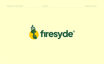 Firesyde Identity Document app branding design graphic design illustration logo typography