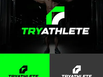 try athlete logo branding illustrator logo