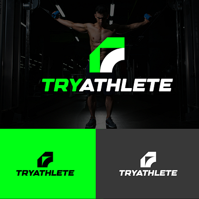 try athlete logo branding illustrator logo