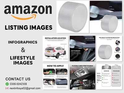 Car Scratch Tape | Premium Amazon Listing | Tape add design amazon amazon image branding car design flyer design graphic design illustration image infographic lifestyle listing listing images premium store design