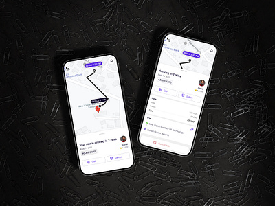 Rider App app design ui ux