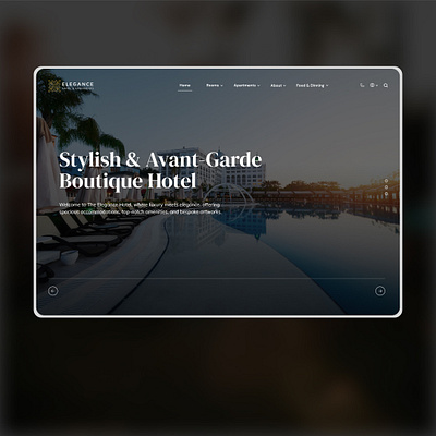 Hotel app branding design logo minimal ui ux web website