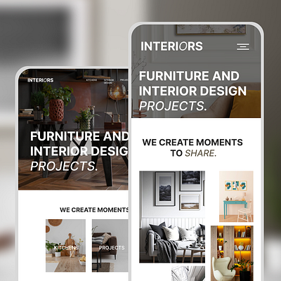 Interiors app branding design illustration logo minimal ui ux web website