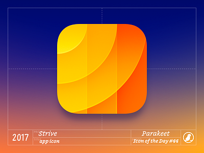 Icon of the Day #44 app branding design icon icons illustration ios logo motion running speed track vector