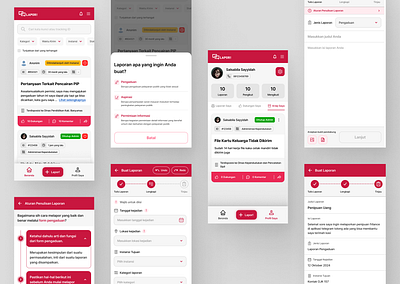 Lapor! App Redesign mobile app redesign ui uiux user experience user interface