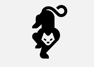 LOGO - PANTHER animal animals branding cat design graphic design icon identity illustration logo marks panther symbol ui