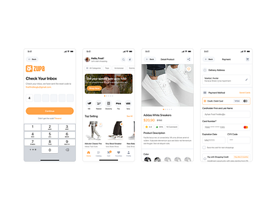 E-Commerce App Design app branding logo mobile ui userinterface ux