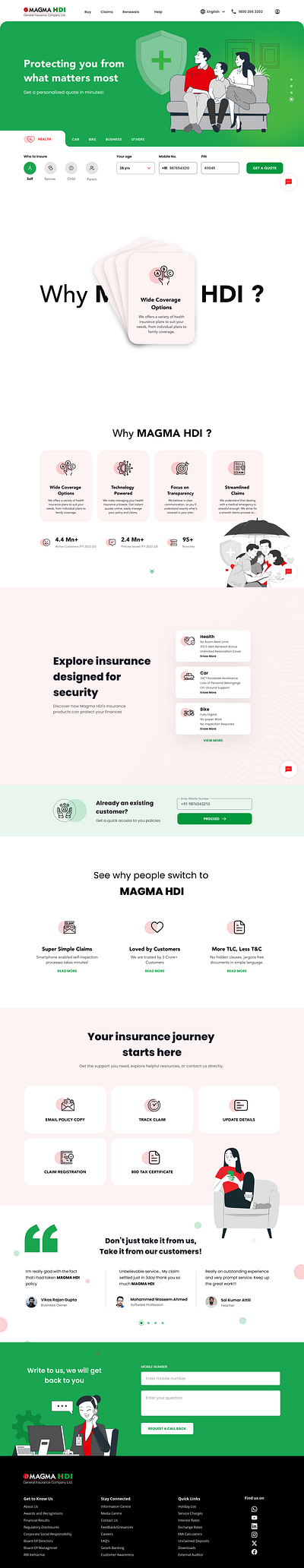 Magma HDI bank design finance inspiration ui web