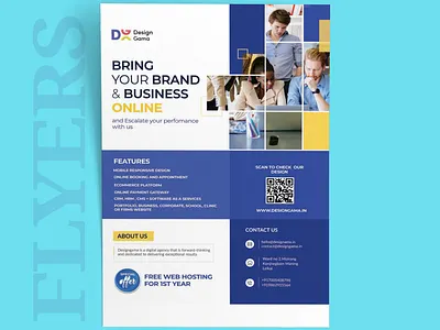 A4 Flyer design Designgama 2025 a4 design flyer new design
