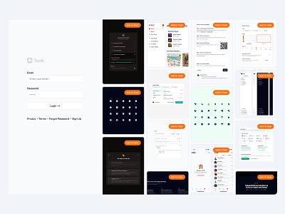 Login Page 🛹 design landing landing page login minimal saas sign in sign up ui web design