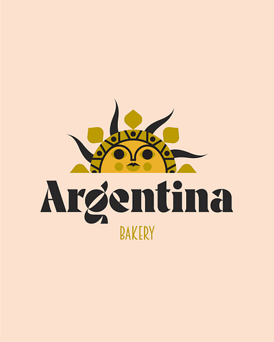 Argentina Bakery argentinian food authentic bakery bakery branding brand identity fun branding pastry restaurant branding sun logo visual identity