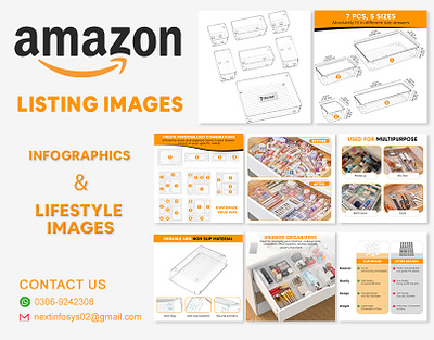 Draw Organizer | Listing Images | Amazon add design amazon branding design draw flyer design graphic design illustration images listing listing images logo organizer ui