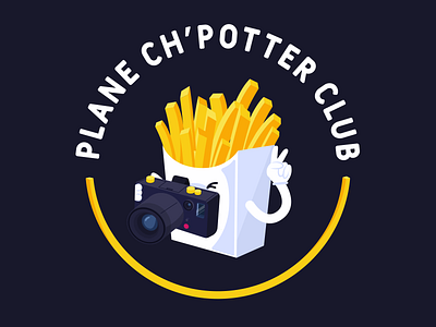 Logo Plane Ch'potter Club avion logo photo plane plane spotting