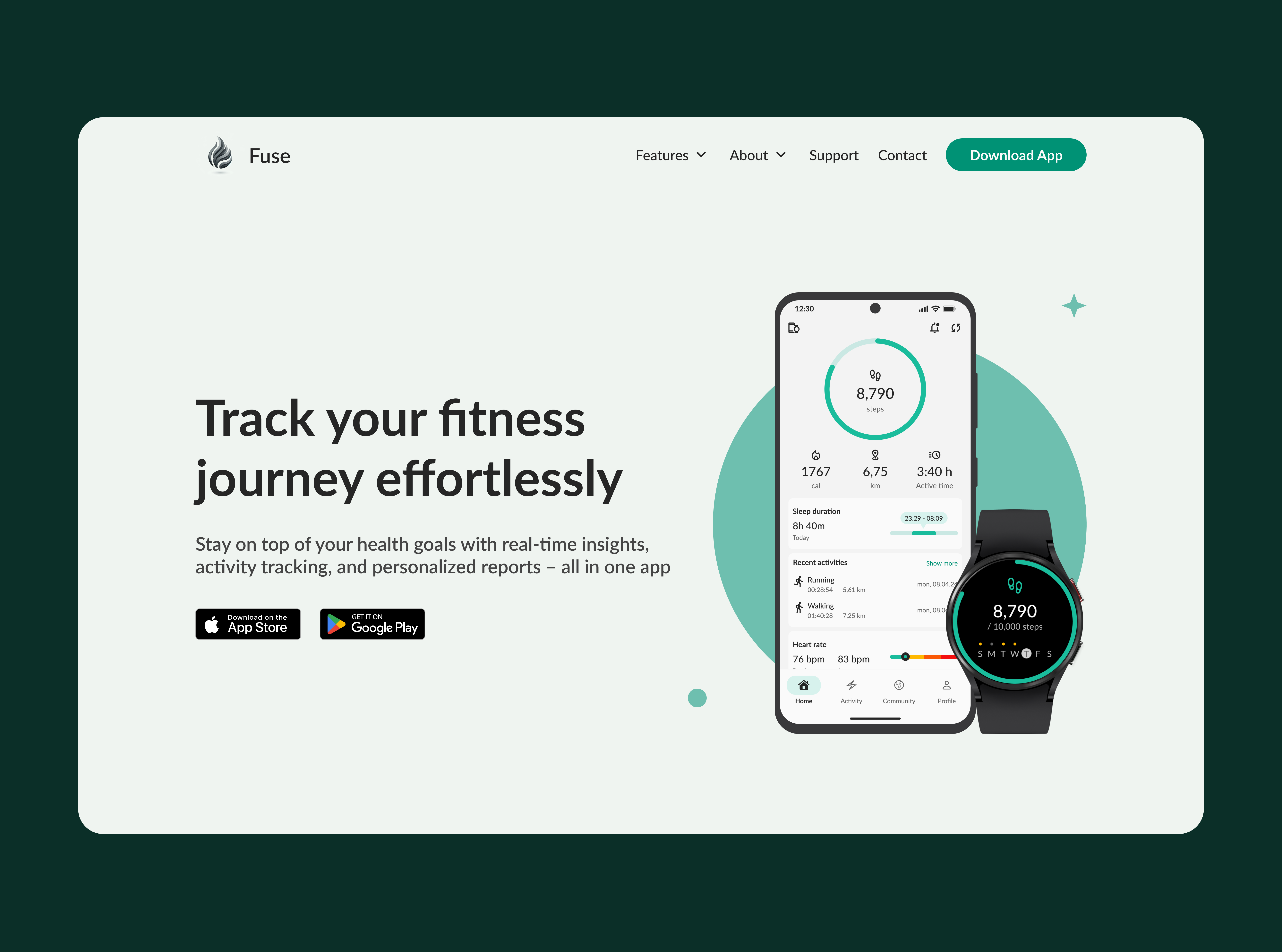 Example of Framer Landing Page Design + Development