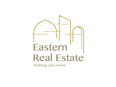 Eastern Real Estate Branding art brand strategy branding eastern gold identity illustration logo logo design real estate vector