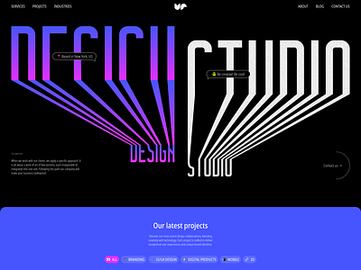 The effect of text in perspective design figma perspective text ui web