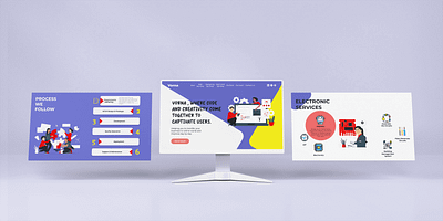 VORNA Company Landing Page ui web design web development company