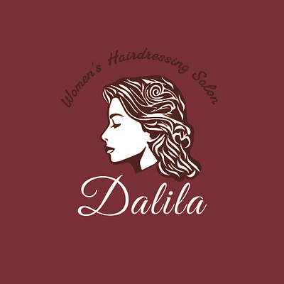 Dalila bag dalila dark detailed hair hairdressing logo look mockups purple salon signage white