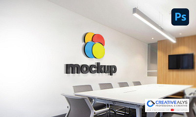 Conference Room Wall 3D Logo Mockup 3d logo mockup 3d wall logo mockup branding conference room logo conference room logo mockup conference room mockup logo logo mockup meeting room logo meeting room mockup mockup psd mockup wall logo 3d mockup wall logo mockup wall logo psd mockup