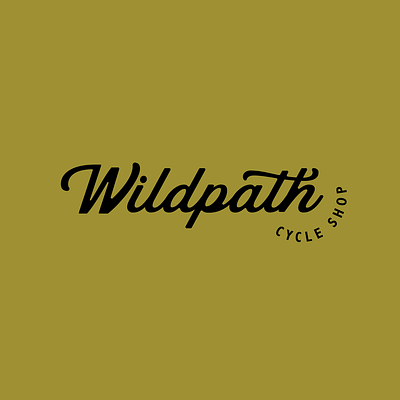 Wildpath Cycle Shop Brand Identity biking branding cycle shop graphic design logo mountain biking nature outdoors wild