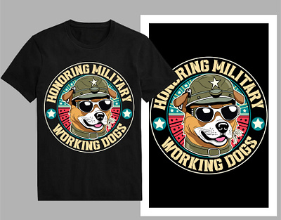 Honoring military working dogs t-shirt design cartoon dog christmas dog t shirt cute dog cute puppy dog drawing dog house dog illustration dog lover dog poster dog quotes dog t shirt dog typography military dog pug dog puppy shirt t shirt design tee trendy t shirt tshirt