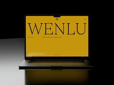 WENLU - Portfolio website animation branding business creative design entrepreneurs landing page layout minimal portfolio typography ui ui design user interface ux web web design website