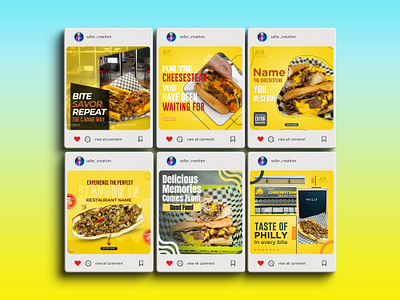 Social Media Food Post Design advertising branding design fastfood food food design graphic design graphicdesign graphicdesigner instagram post poster posterdesign restaurant safar creation ig safarcreation safargraphics socialmediapost