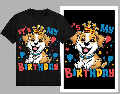 It's my birthday t-shirt design birthday dog t shirt cartoon dog christmas dog t shirt cute dog cute puppy dog drawing dog house dog illustration dog lover dog poster dog quotes dog t shirt dog typography pug dog puppy dog shirt t shirt design tee trendy t shirt tshirt