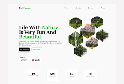 Nature-Themed Web design