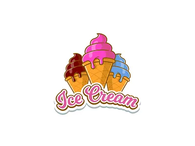 Jce Cream Logo cream logo jce cream logo krish krish langadiya langadiya logo logo design