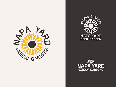 Napa Yard brand branding clean design flat graphic design identity logo