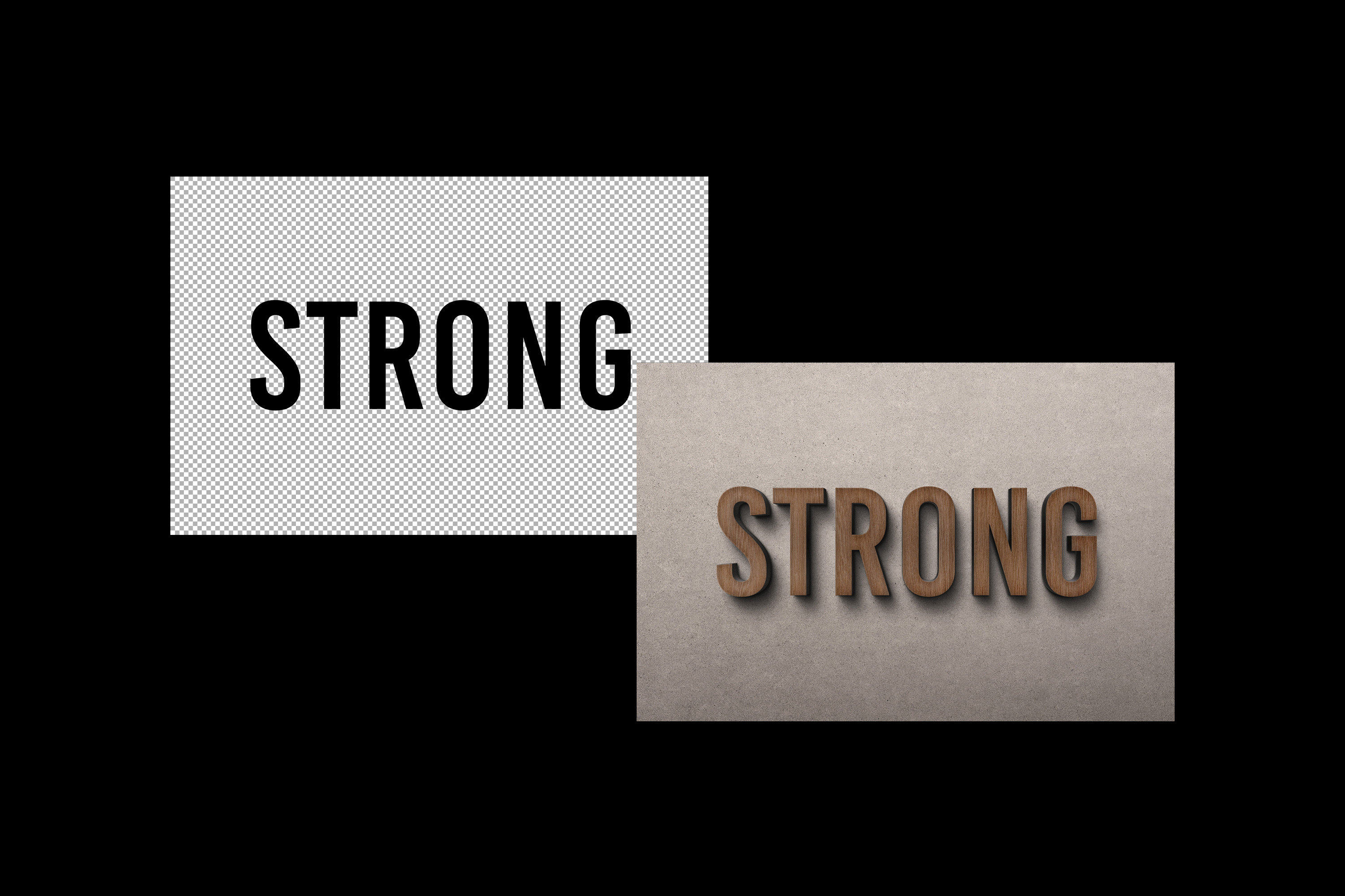 Craft Wood Sign Logo Mockup by Pixelbuddha on Dribbble