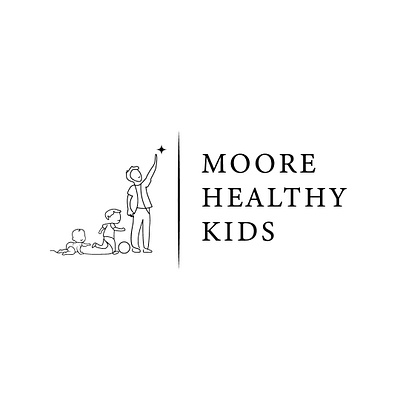 Healthy kids logo branding design graphic design health kids healty illustration kids logo minimal typography ui ux vector