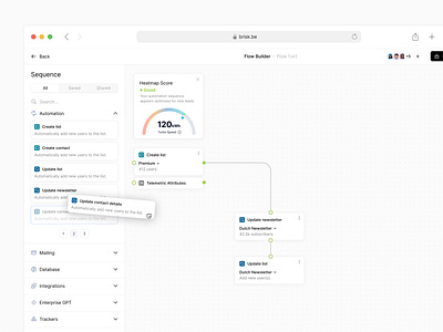 Sequence builder 🪄 design product design ui