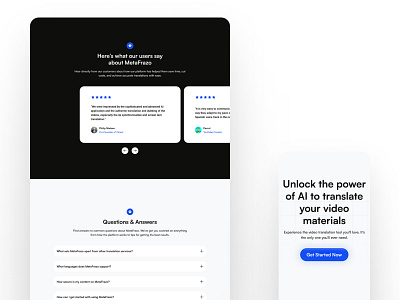 MetaFrazo Landing Page Redesign landing landing page ui uiux uix ux uxui web webdesign website