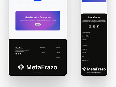 MetaFrazo Landing Page Redesign design landing landing page page redesign ui uiux ux uxui web website