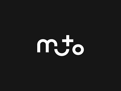 Muto Logo backpack branding design grafika graphic design logo logotyp muto projekt graficzny typography vector