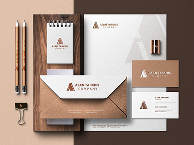 Designing Stationery for Asan Tarkhis as a Graphic Designer creativegraphicdesign graphic design graphic designer illustration illustrator samaneh khabiri samanehkhabiri